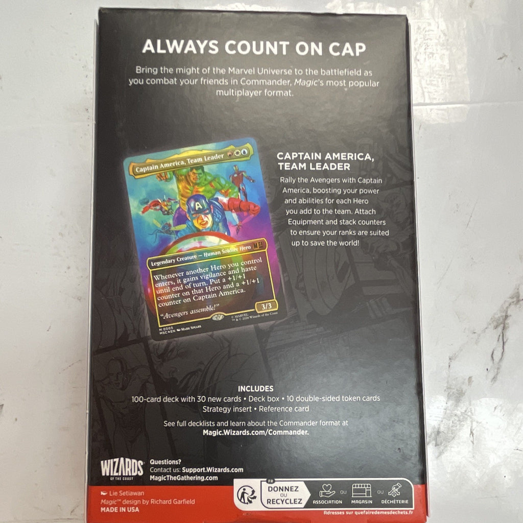Magic: The Gathering Marvel Super Heroes Commander Deck Avengers Assemble