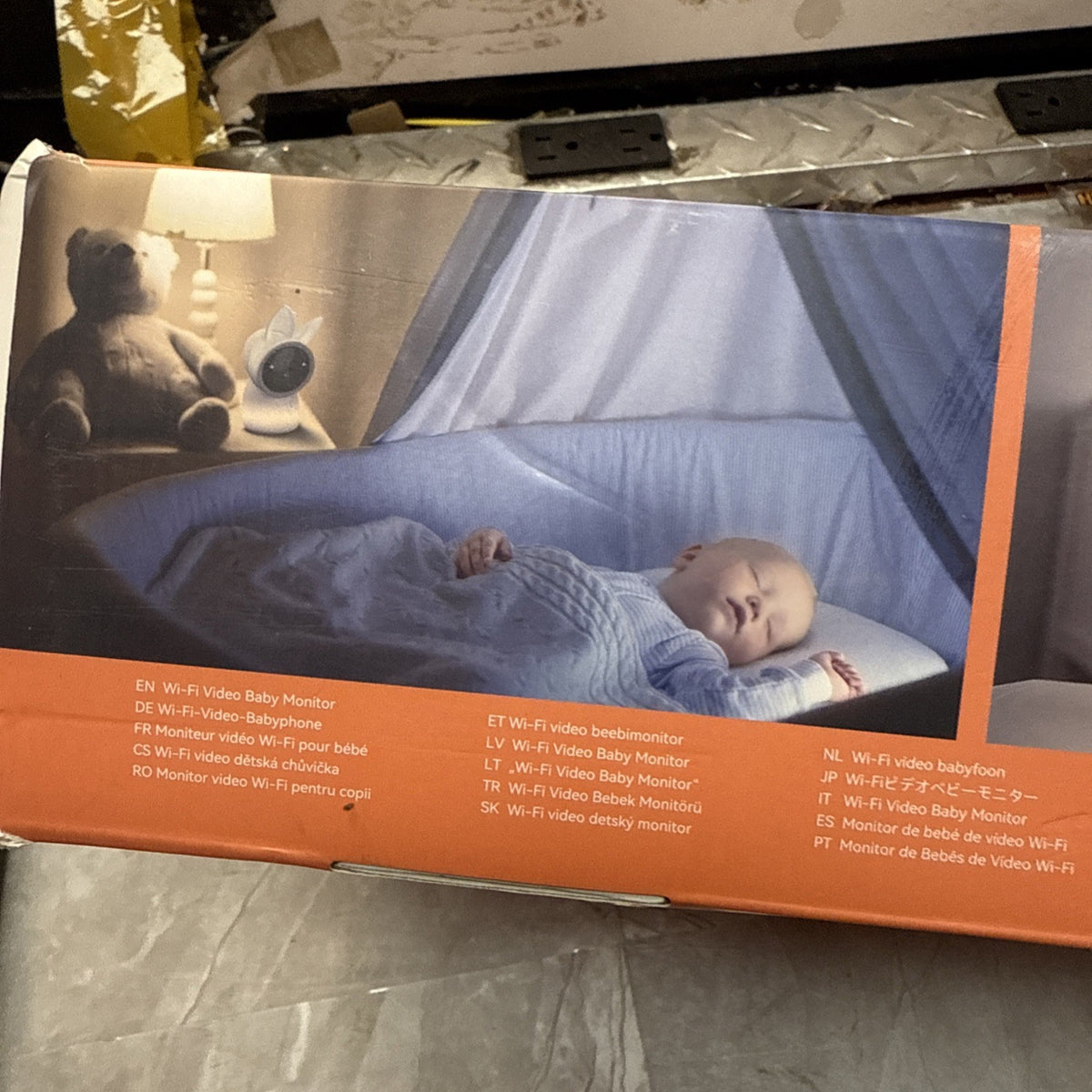 ARENTI Split-Screen Baby Monitor, 5" HD Video Baby Monitor with 4 Cameras