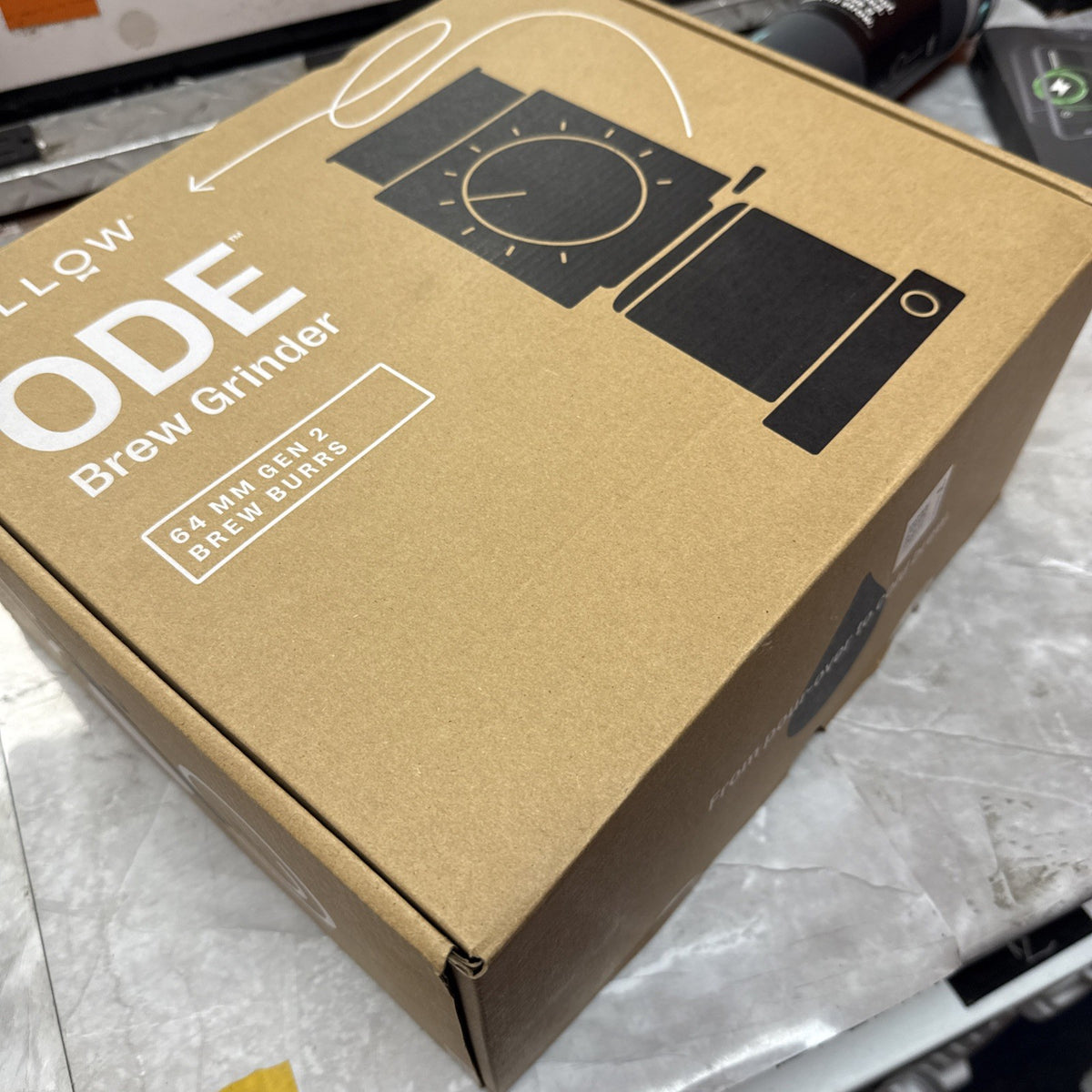 Fellow Ode Gen 2 64mm Flat Burr Coffee Grinder Electric, Single Dose