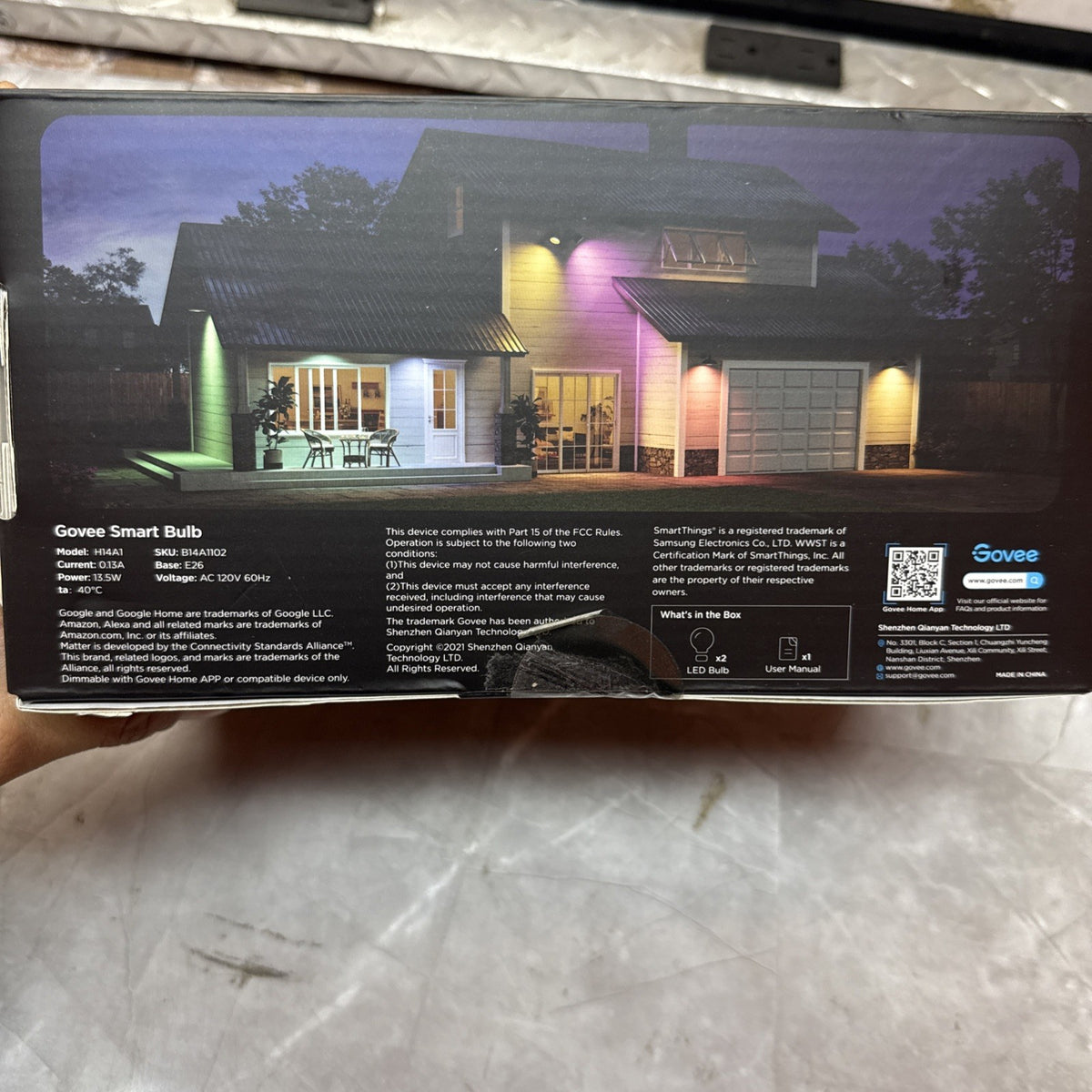 Govee Smart Flood Light Bulbs 2 Pack H14A1