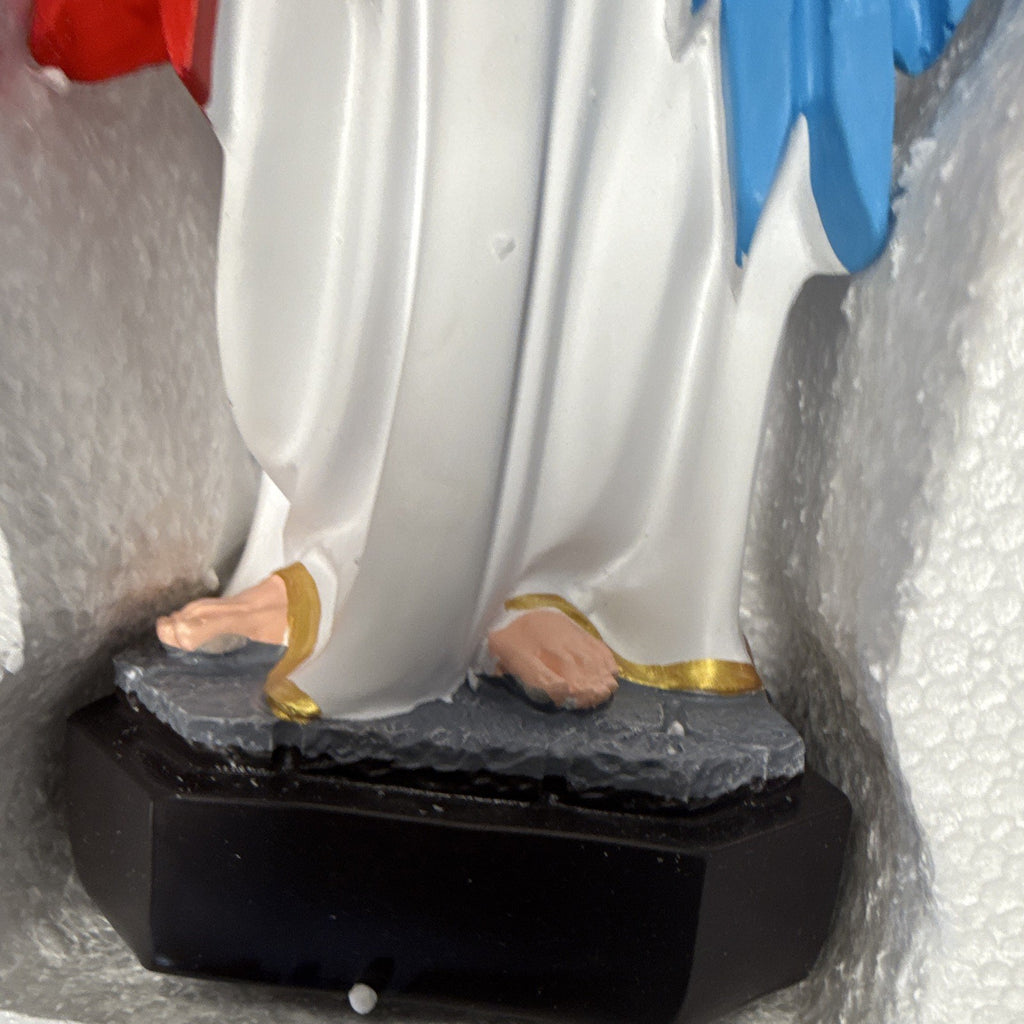Divine Mercy Jesus Christian Statue Figure Divine Mercy Style Red & Blue 50CM