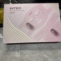 INTEO Cordless Portable LED Light Therapy Mask for Face & Neck, Pink