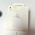 Apple USB-C 20W Power Adapter Wall Charger, 1 Port, White, For Apple