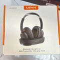 LEVN LE-HS018 Bluetooth Headphones w/ Transmitter Charging Dock