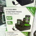 4x 5520mWh Battery Pack Set for Microsoft Xbox Series X/S Controller