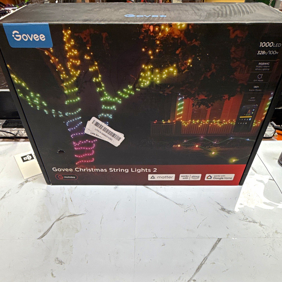 Govee Christmas  String Lights2  App/Voice Control 1000 LED 328ft Outdoor H70C9
