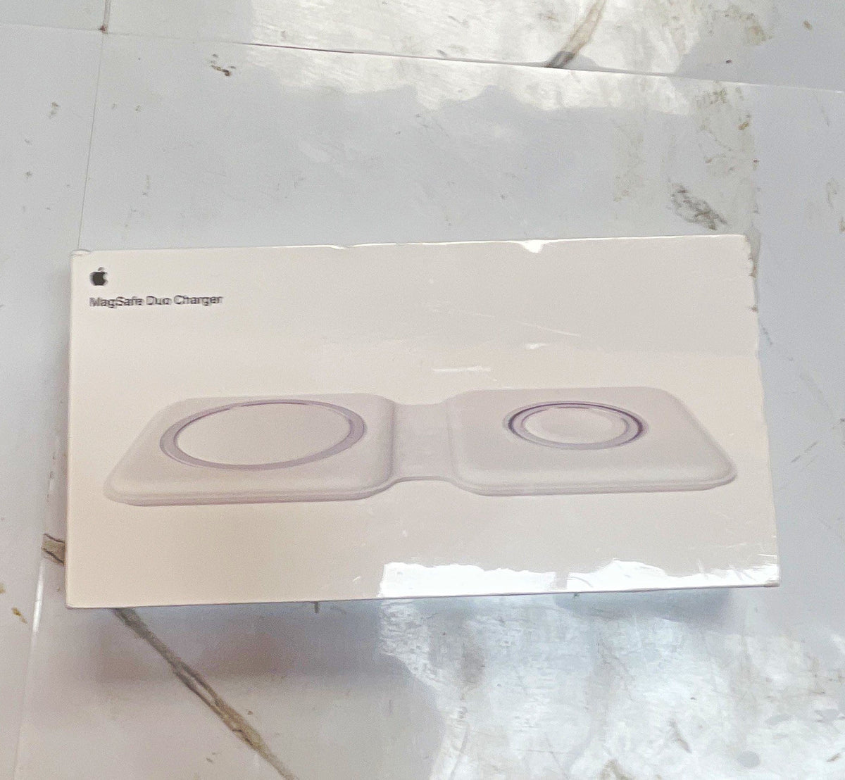 Apple MagSafe Duo Charger, White Magnetic Qi Wireless Pad w/ 1m USB-C Cable