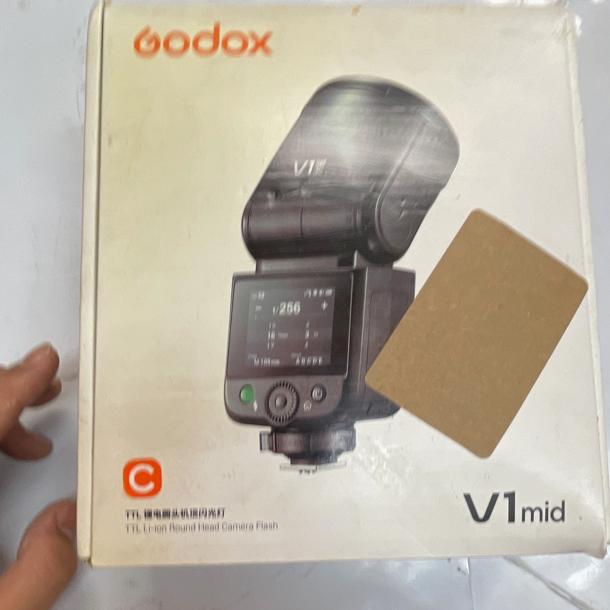 Godox V1-C TTL Li-ion Round Head Flash 2.4GHz Wireless Hot Shoe for Canon